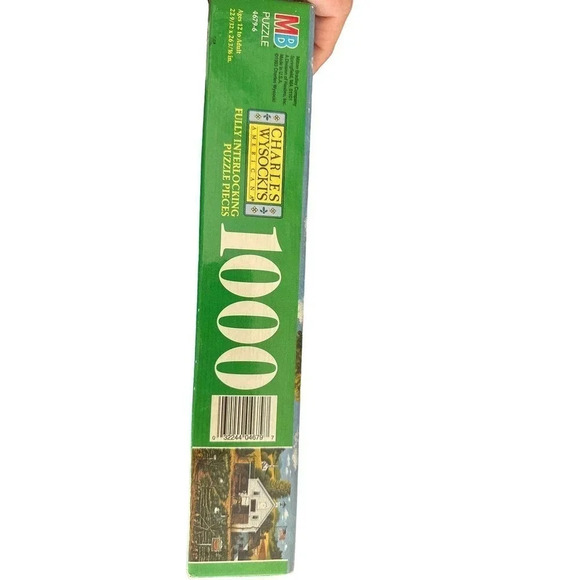 Charles Wysockis MB 1000 Piece Puzzle Fully Interlocking 22X26 Unopened 4679-6 - Picture 3 of 3